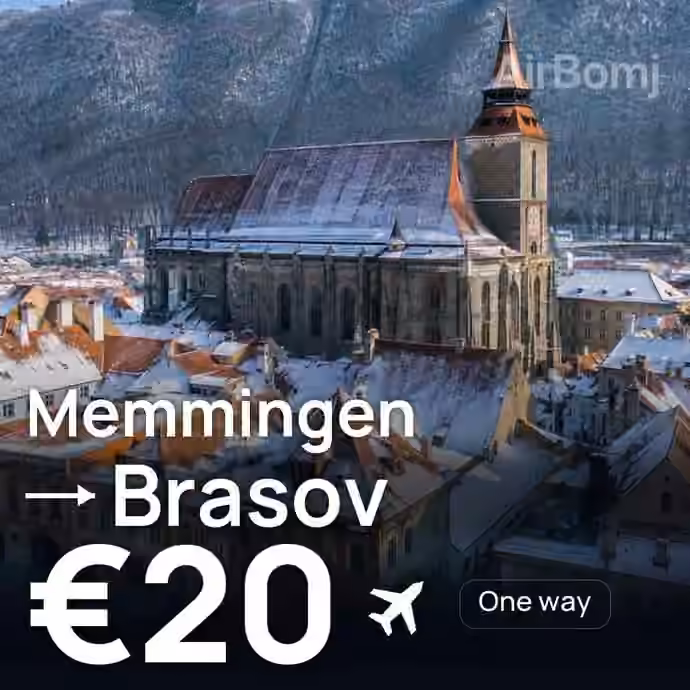 Memmingen → Brasov for €20