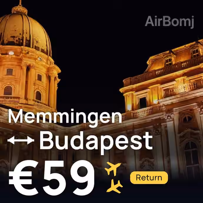 Memmingen → Budapest for €59