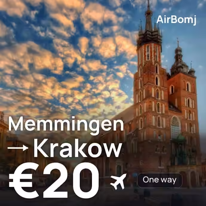 Memmingen → Krakow for €20