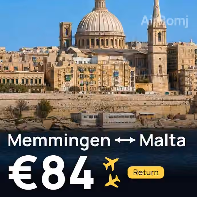Memmingen → Malta for €84