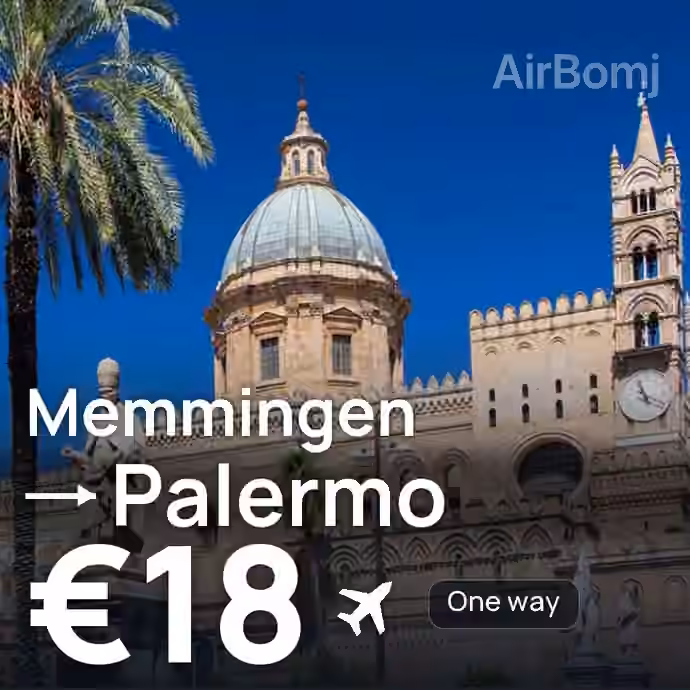 Memmingen → Palermo for €18