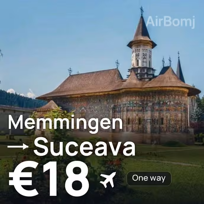 Memmingen → Suceava for €18
