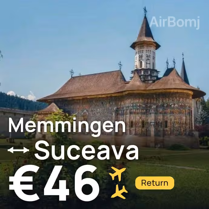 Memmingen → Suceava for €46
