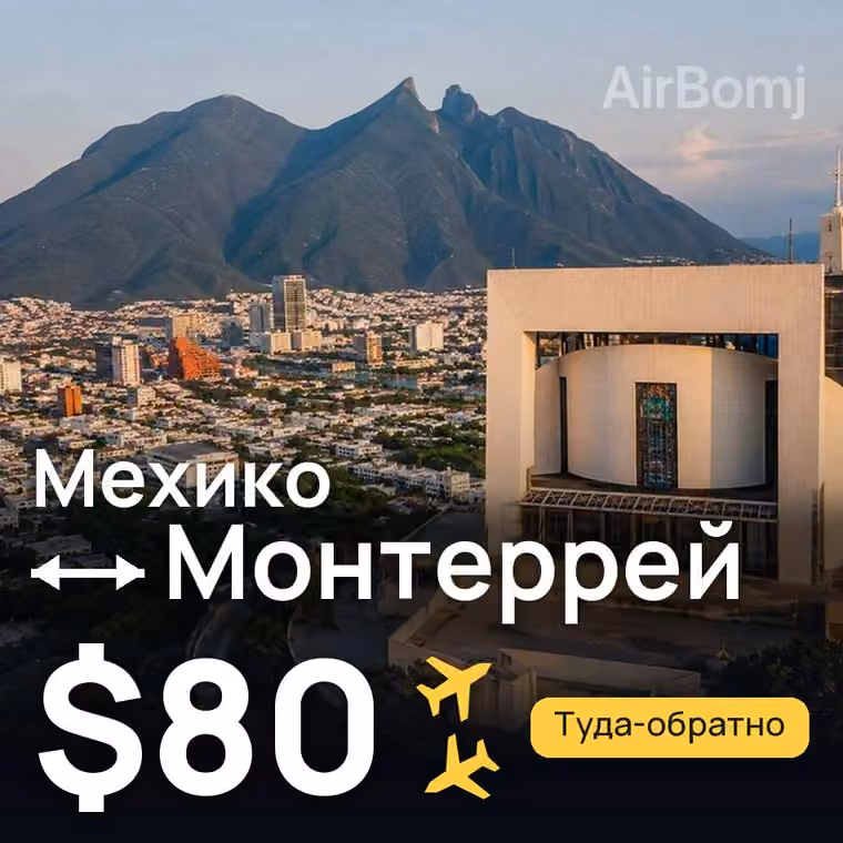 Мехико → Монтеррей за $80
