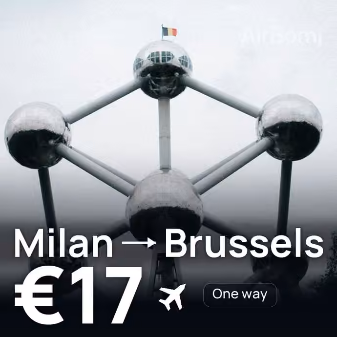 Milan → Brussels for €17