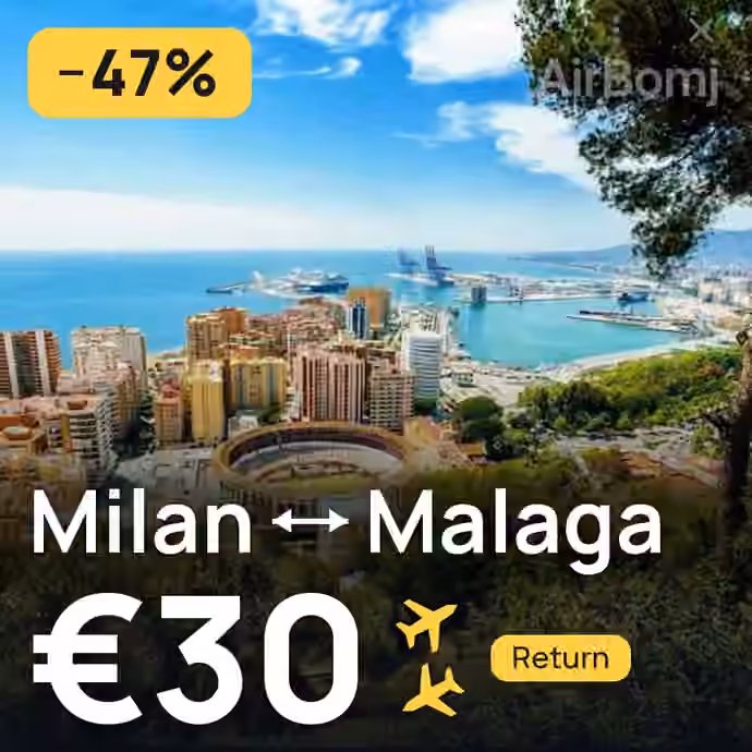 Milan → Malaga for €30