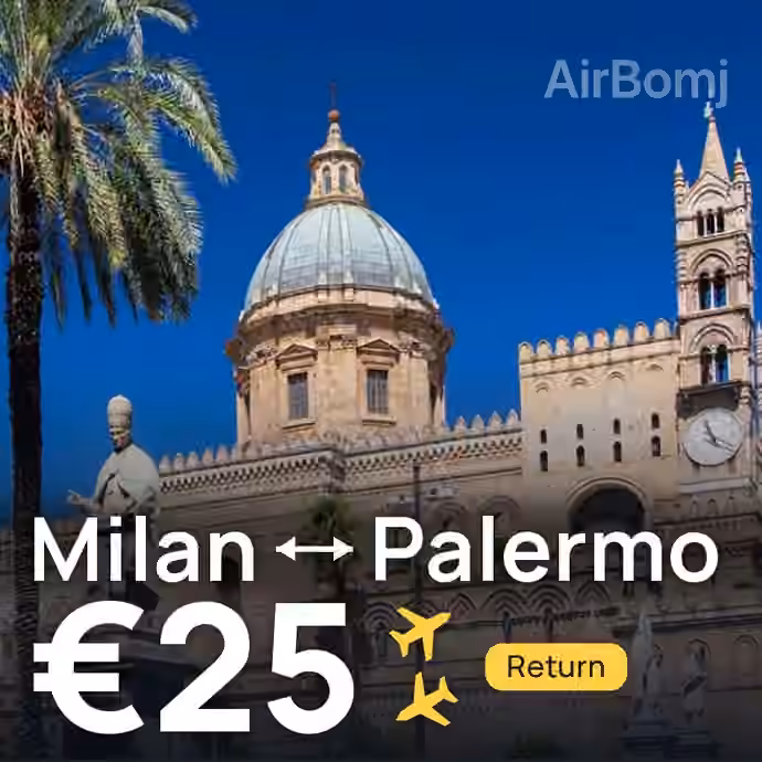 Milan → Palermo for €25