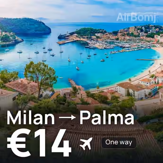 Milan → Palma for €14