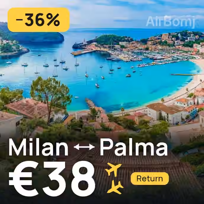 Milan → Palma for €38