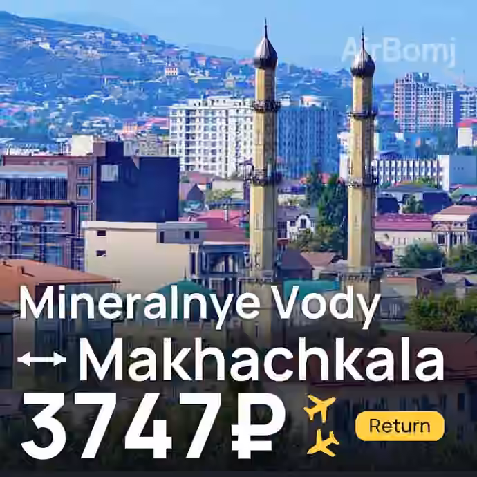 Mineralnye Vody → Makhachkala for 3747 ₽