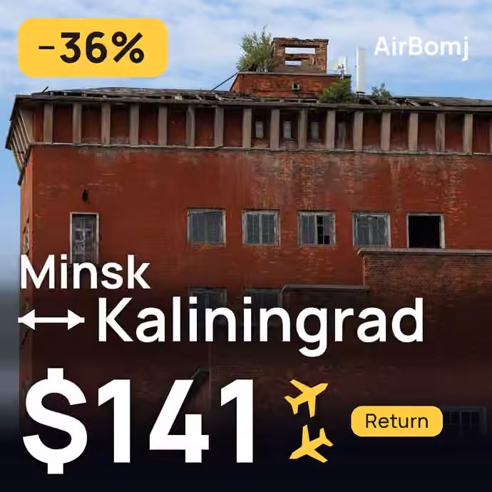 Minsk → Kaliningrad for $141