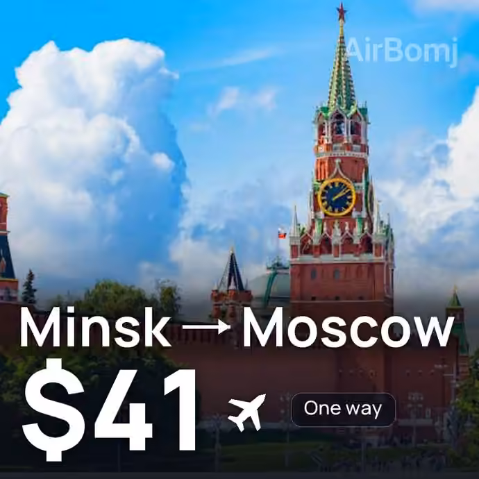 Minsk → Moscow for $41