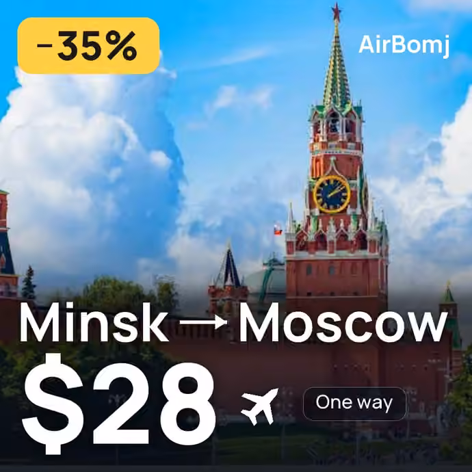 Minsk → Moscow for $28
