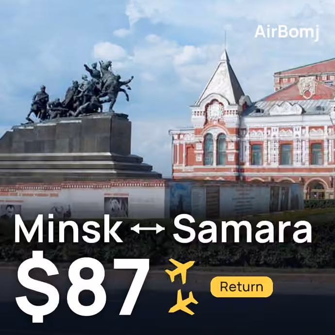 Minsk → Samara for $87