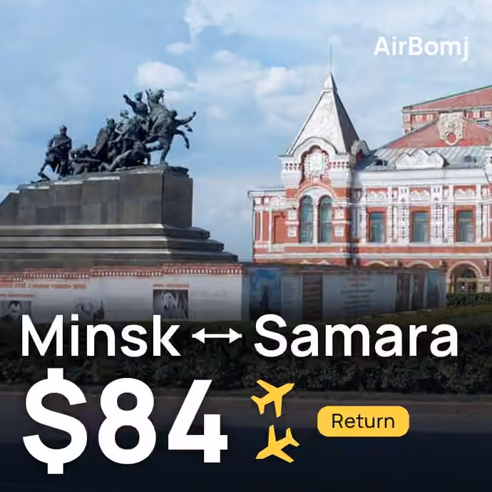 Minsk → Samara for $84