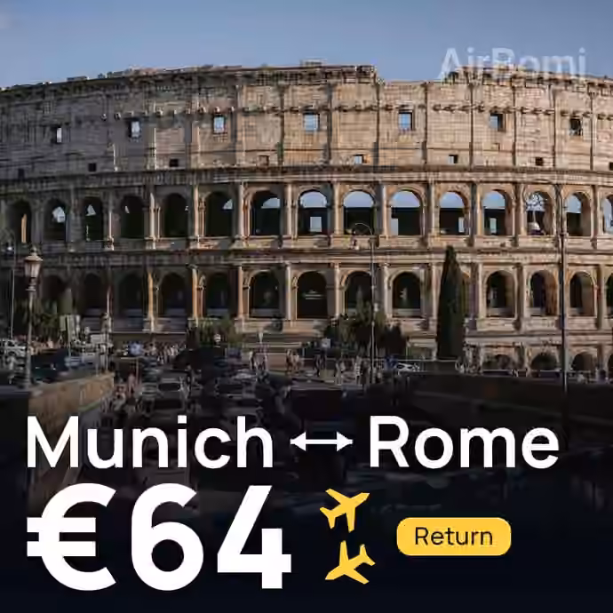 Munich → Rome for €64