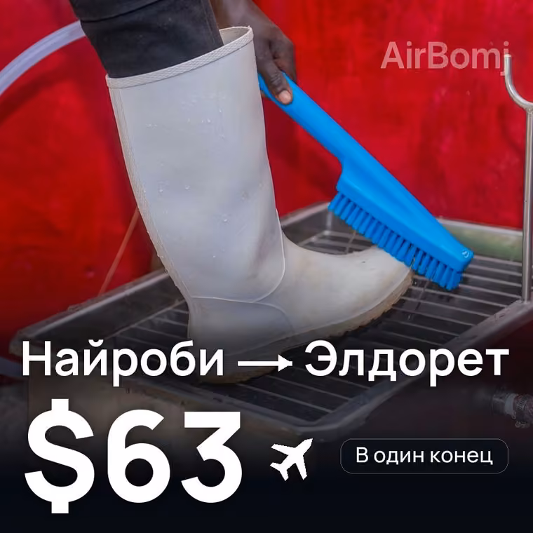 Найроби → Элдорет — лучшая цена $63