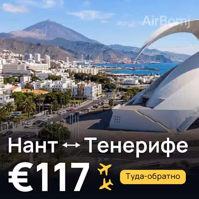 Нант → Тенерифе за €117