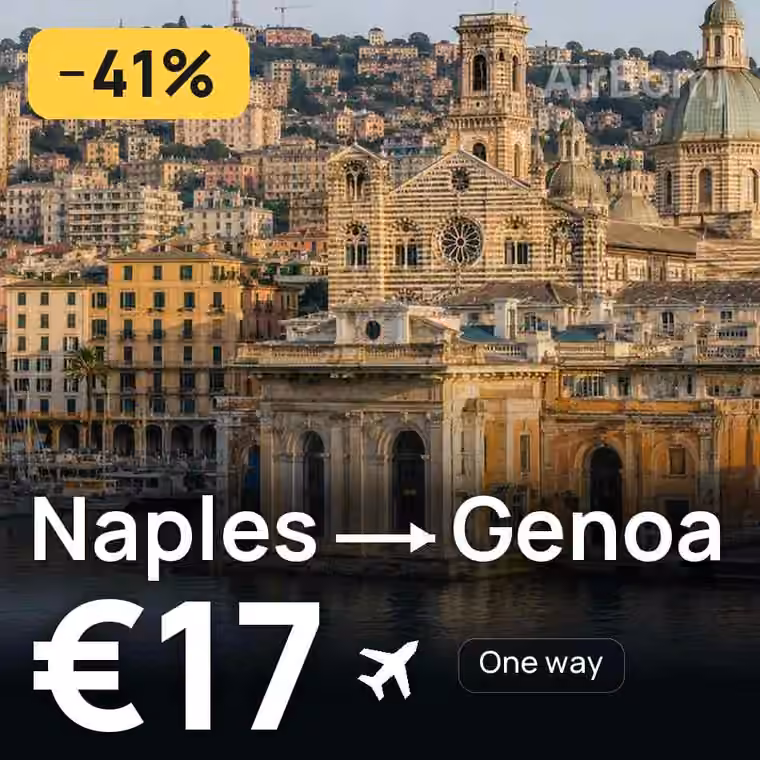 Naples → Genoa for €17