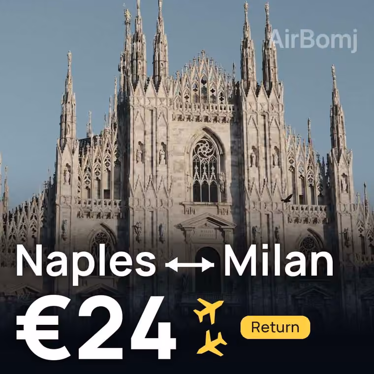 Naples → Milan for €24