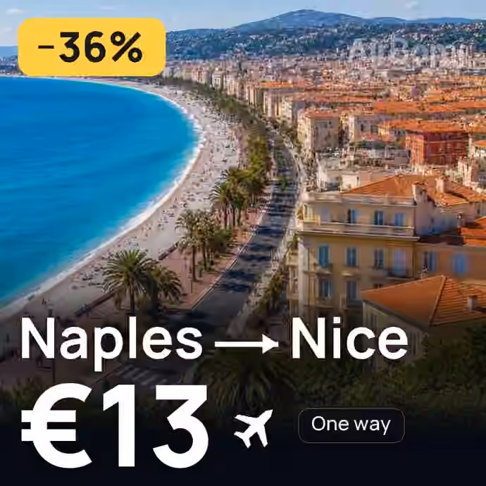 Naples → Nice for €13