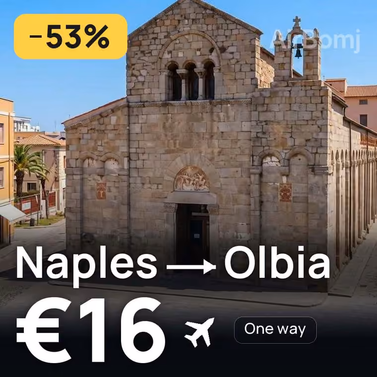 Naples → Olbia for €16