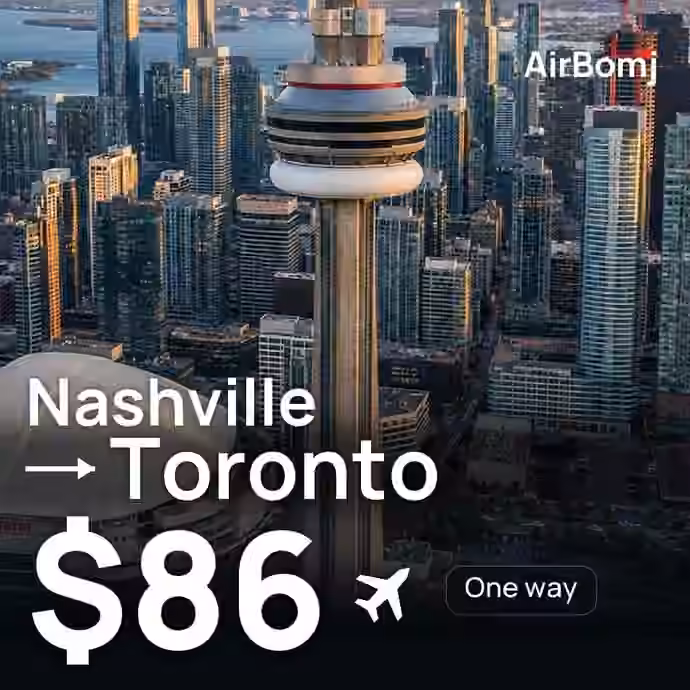Nashville → Toronto for $86