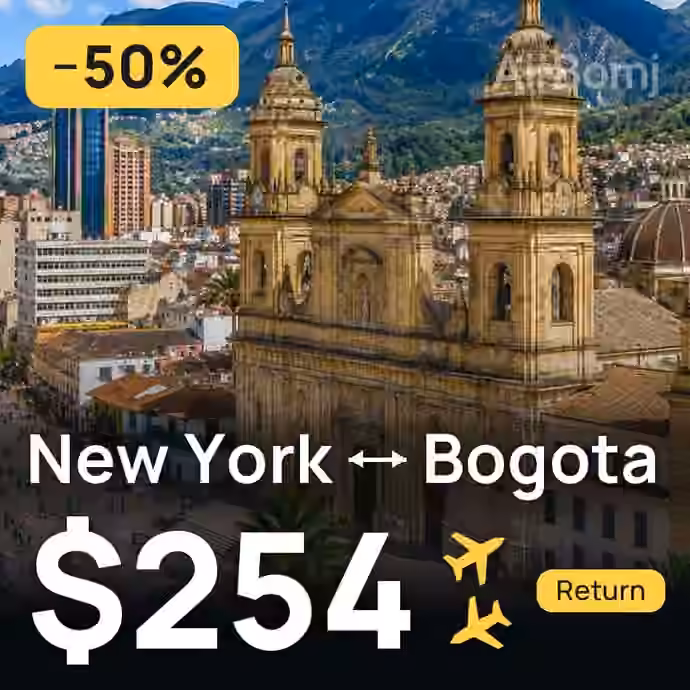 New York → Bogota for $254
