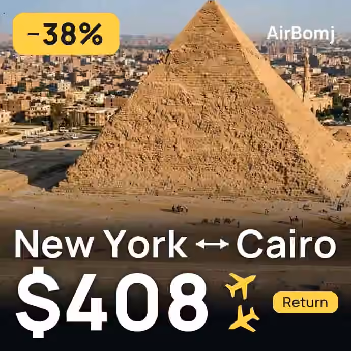 New York → Cairo for $408