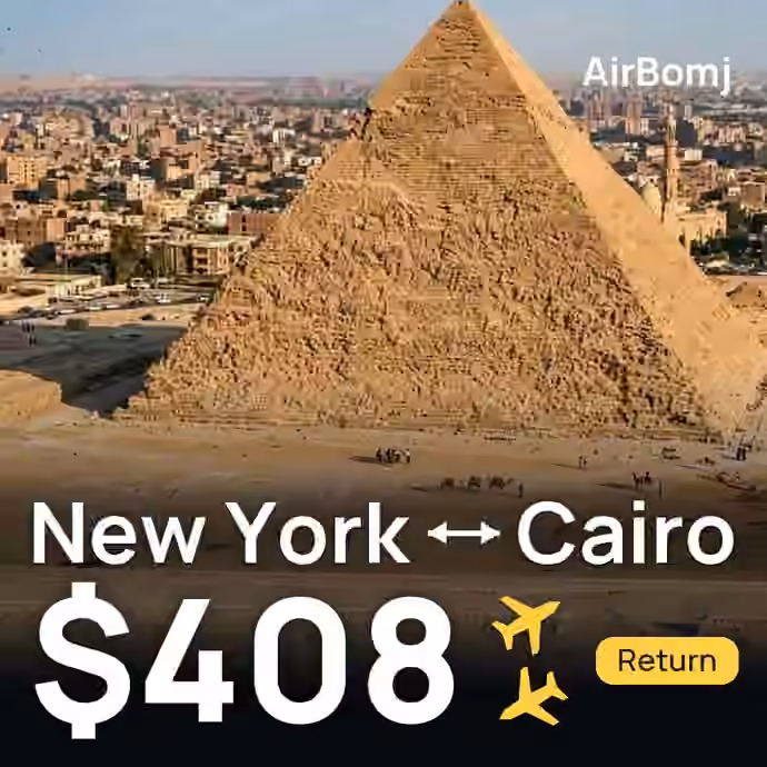 New York → Cairo for $408