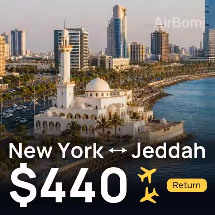 New York → Jeddah for $440