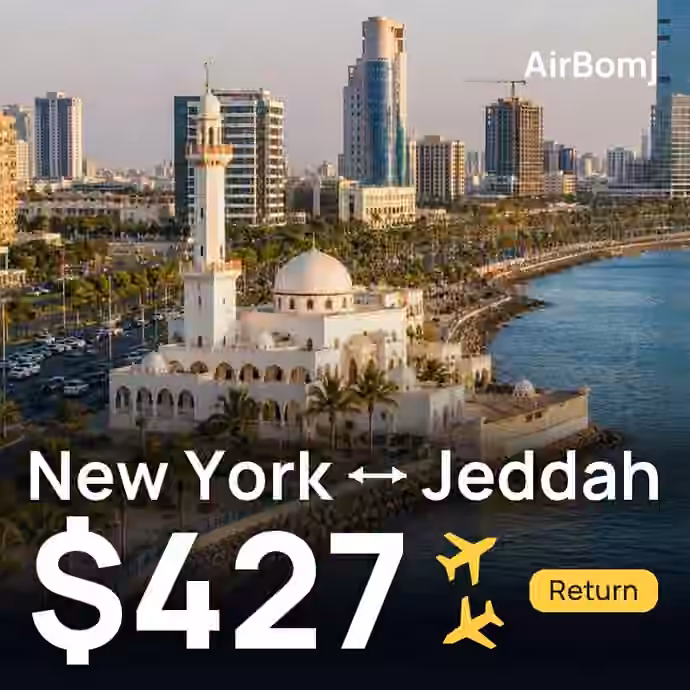 New York → Jeddah for $427