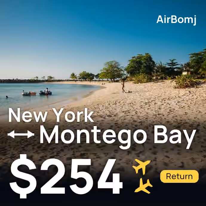 New York → Montego Bay for $254