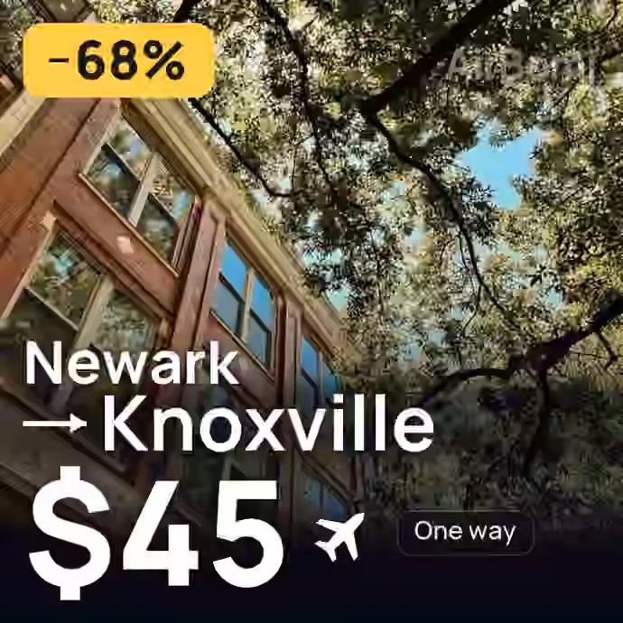 Newark → Knoxville for $45