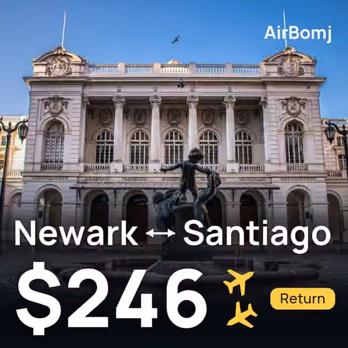 Newark → Santiago for $246
