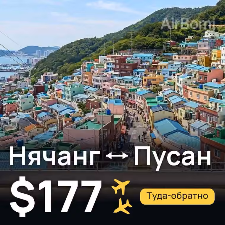 Нячанг → Пусан за $177