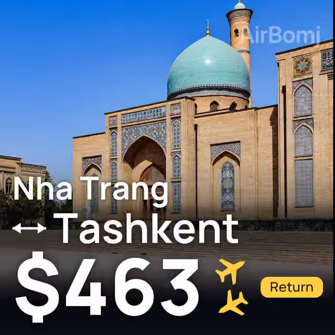 Nha Trang → Tashkent for $463
