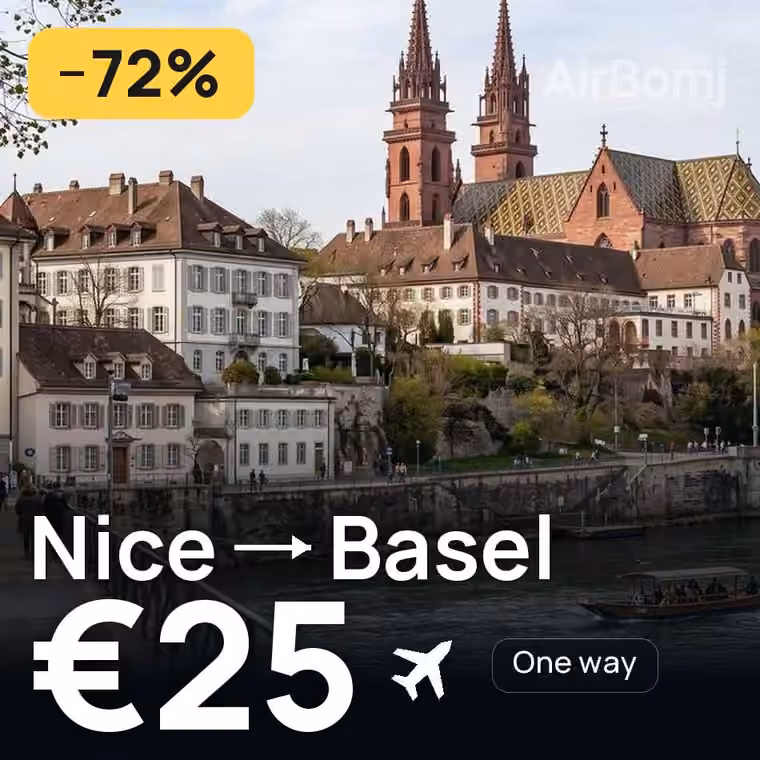 Nice → Basel for €29