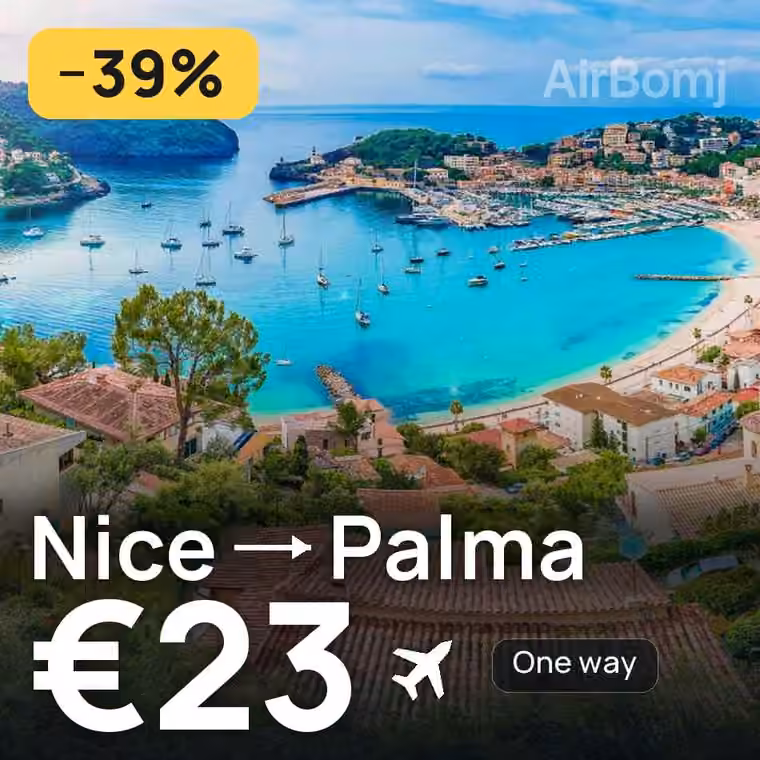 Nice → Palma for €23