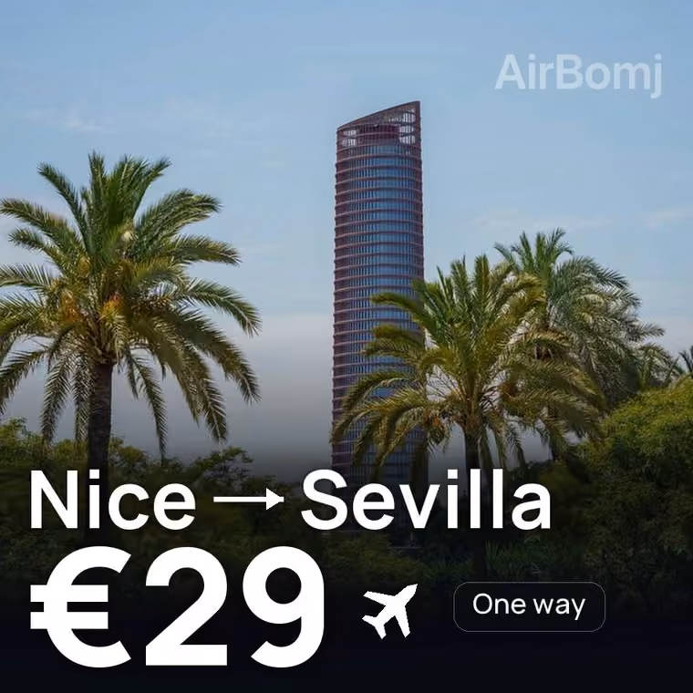 Nice → Sevilla for €29