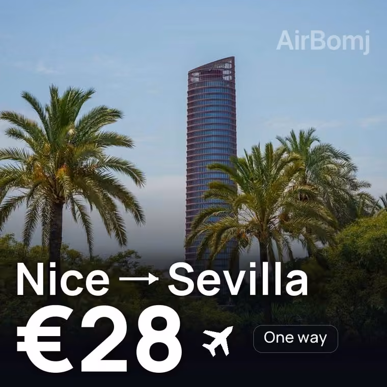 Nice → Sevilla for €28