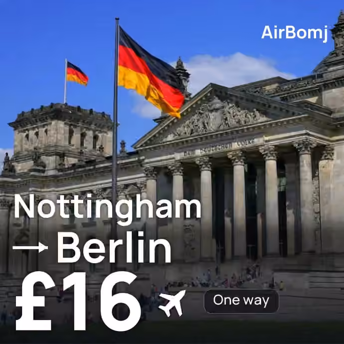 Nottingham → Berlin for £16