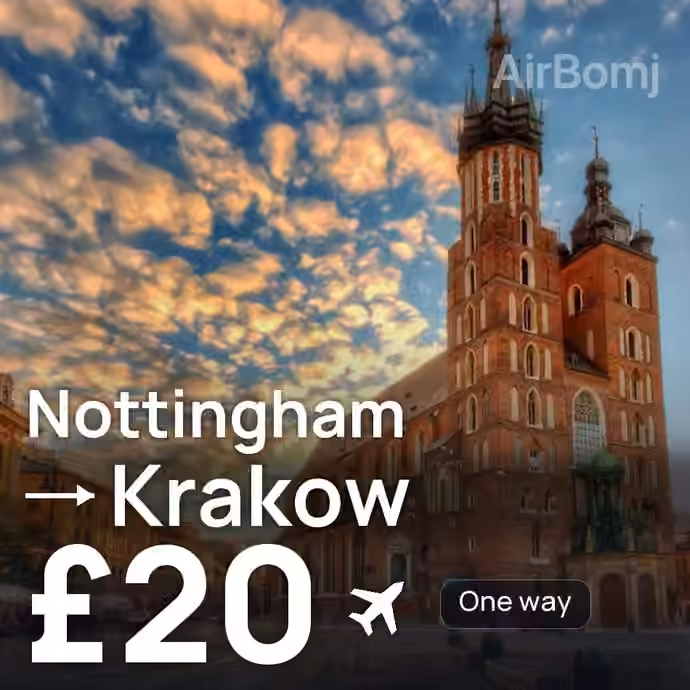 Nottingham → Krakow for £20
