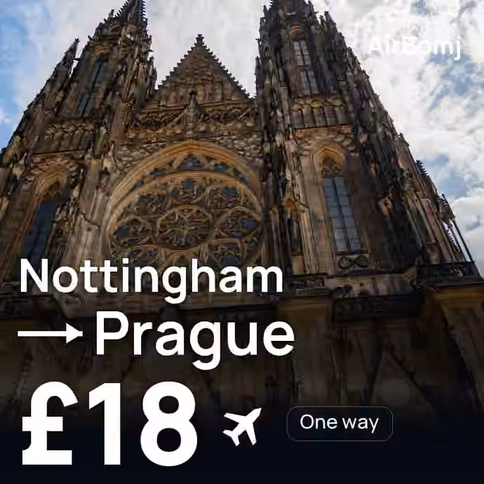 Nottingham → Prague for £18