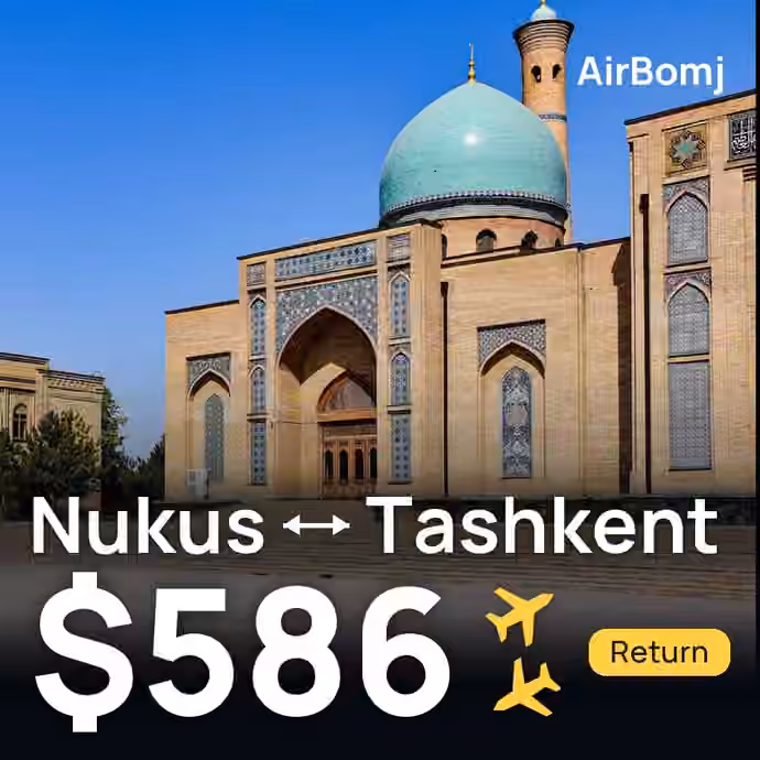 Nukus → Tashkent for €515