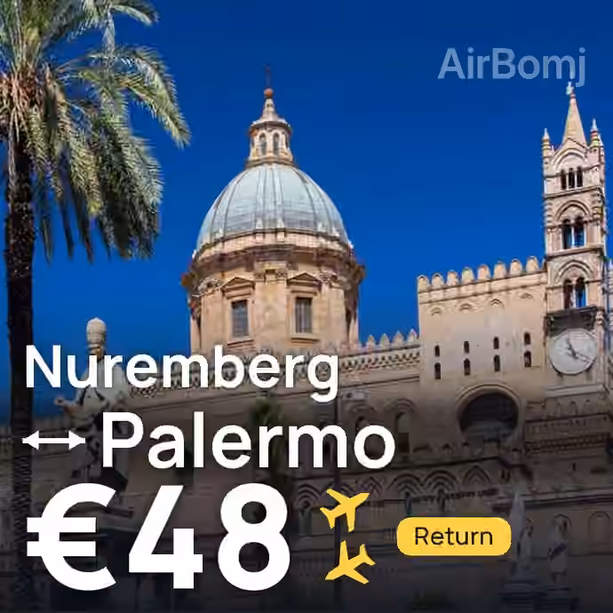 Nuremberg → Palermo for €48