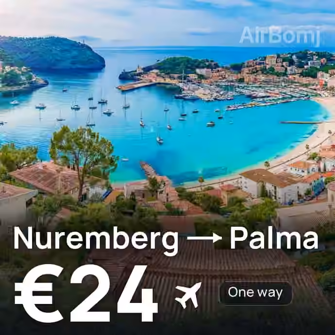 Nuremberg → Palma for €24