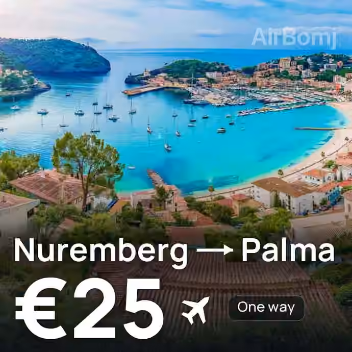 Nuremberg → Palma for €25