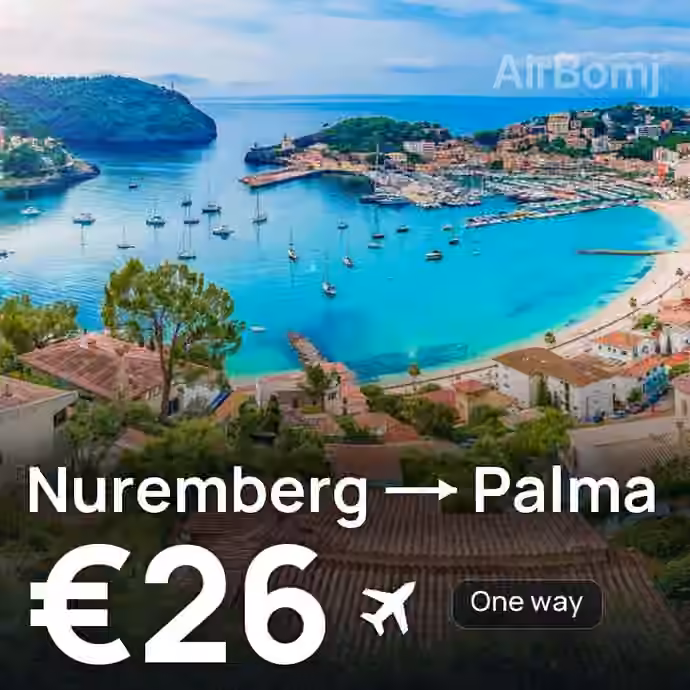 Nuremberg → Palma for €26