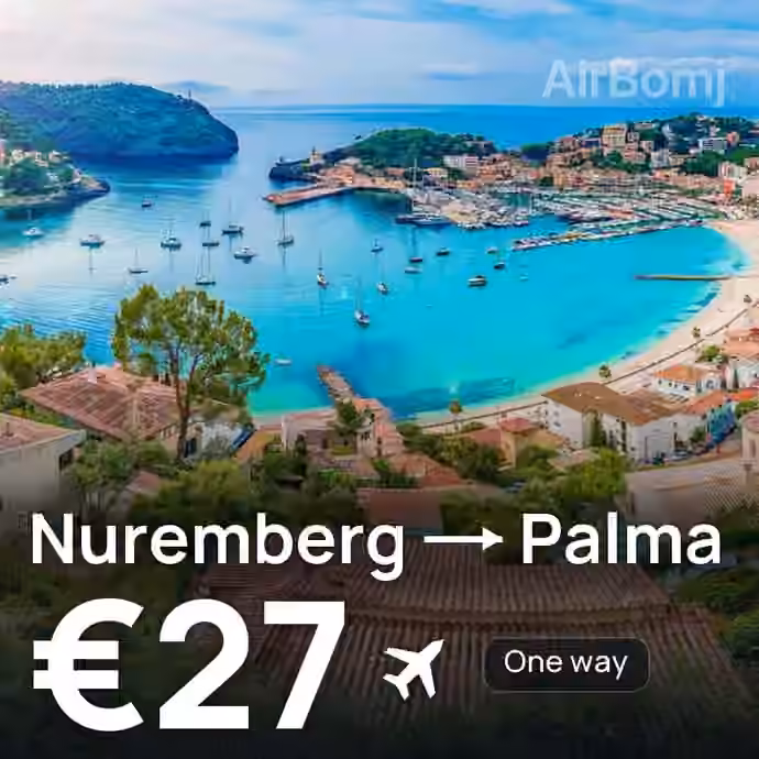Nuremberg → Palma for €27